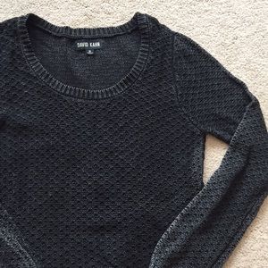 David Kahn Charcoal Sweater